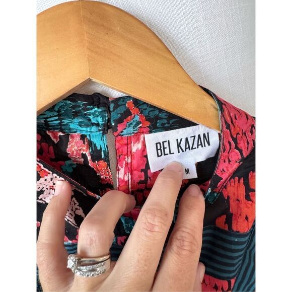 Bel Kazan Floral Printed Blouse Size Medium - Picture 2 of 9